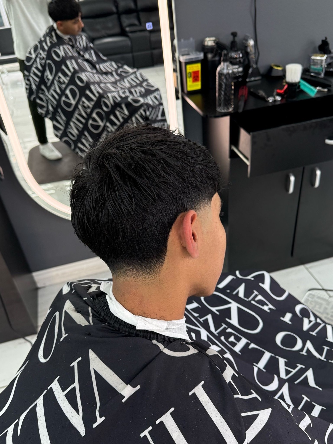 Clean taper fade