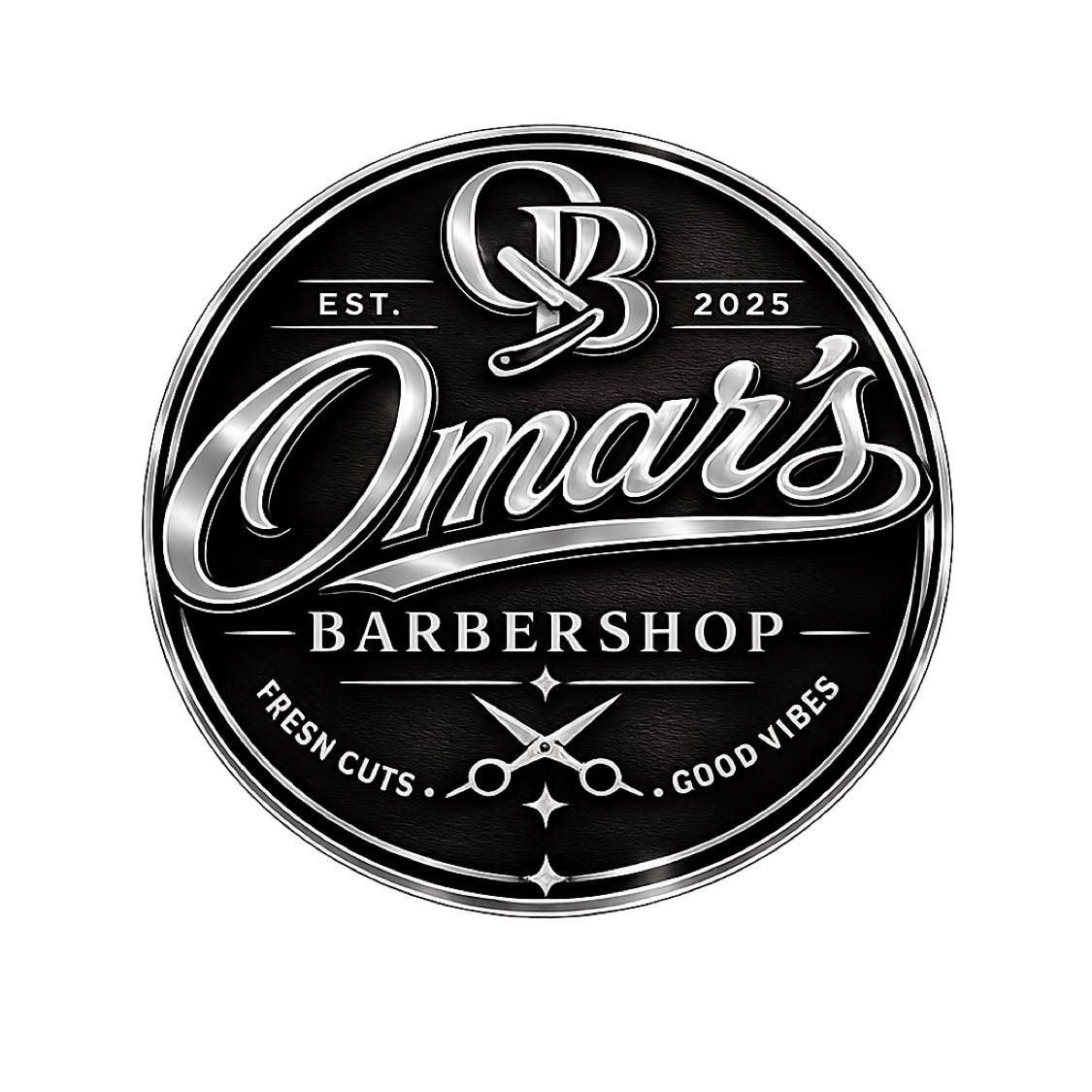 Omar's Barbershop logo